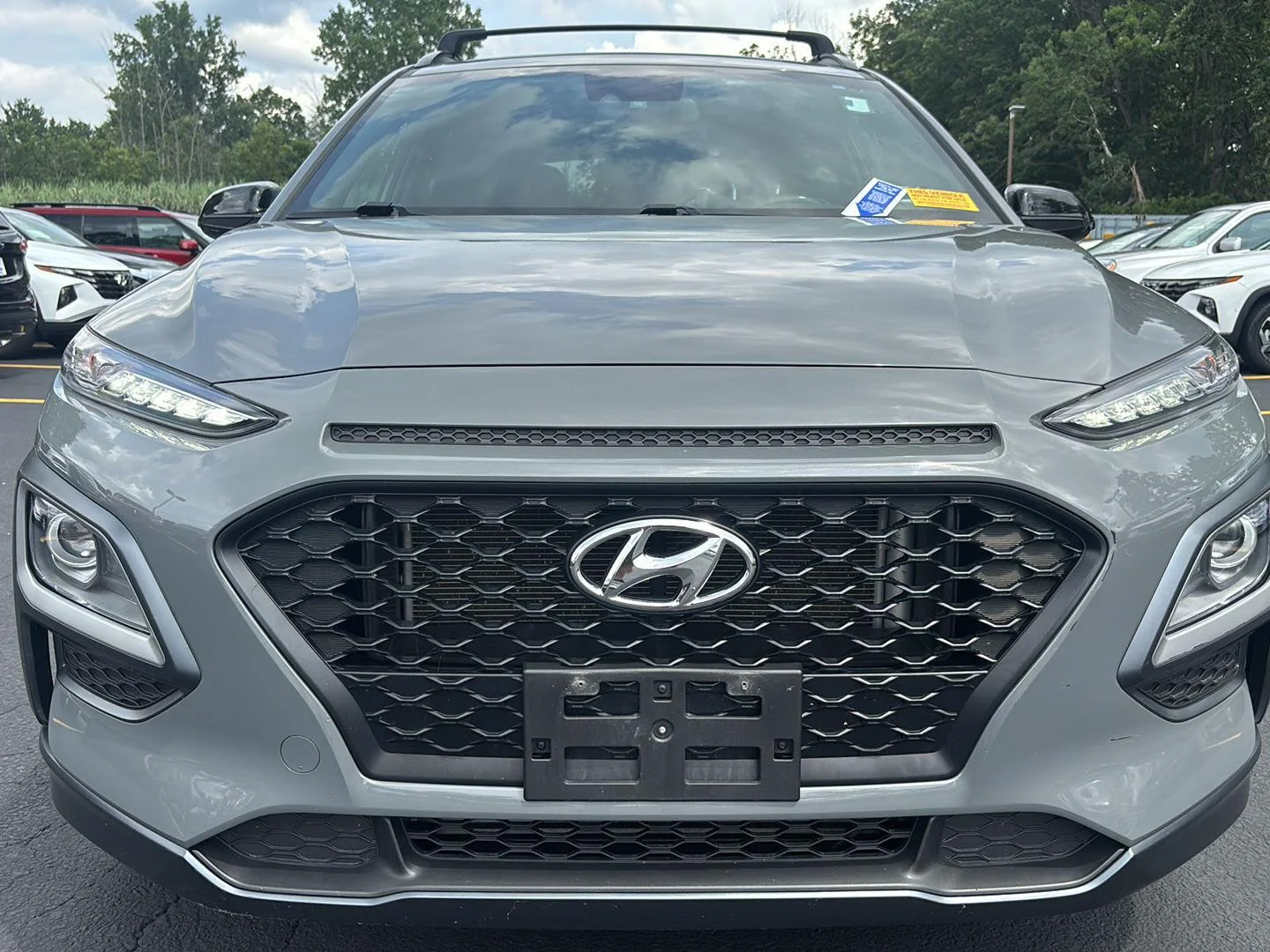 Used 2021 Galactic Gray Hyundai NIGHT image 2