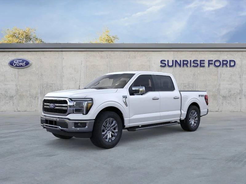 New 2026 Star White Metallic Tri-Coat Ford Lariat® image 1
