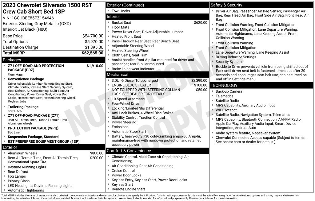 Used 2023 Gray Chevrolet RST image 25