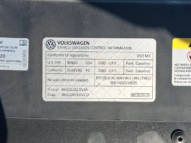 Used 2021 Gray Volkswagen 2.0T SE image 12