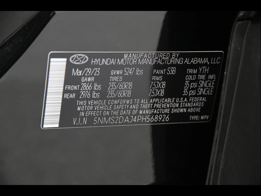 Certified Used 2023 Twilight Black Hyundai SEL image 23