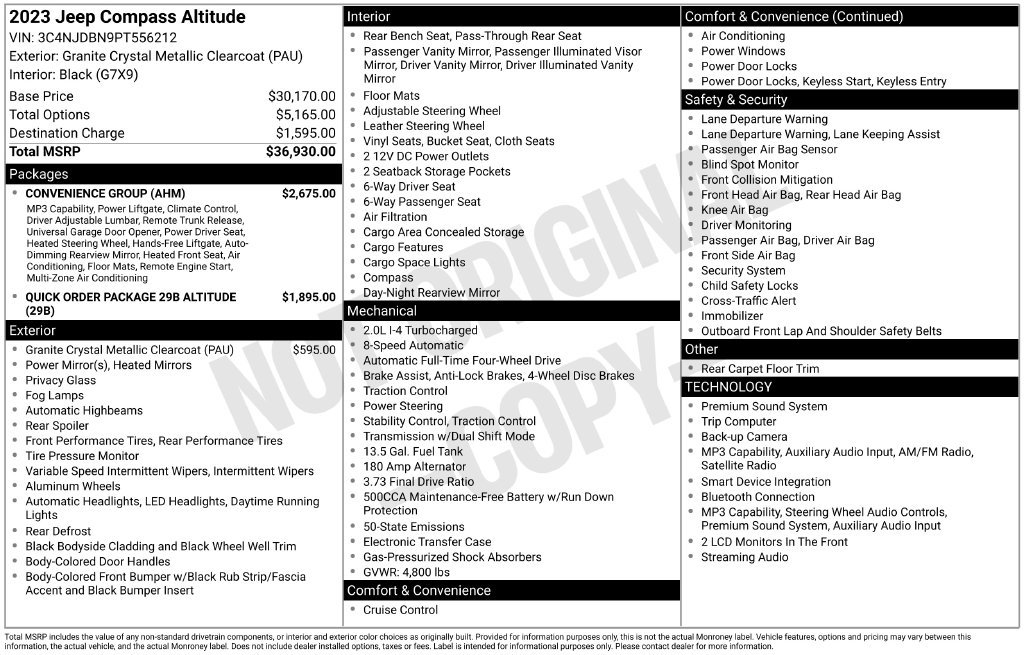 Used 2023 Gray Jeep Latitude image 6