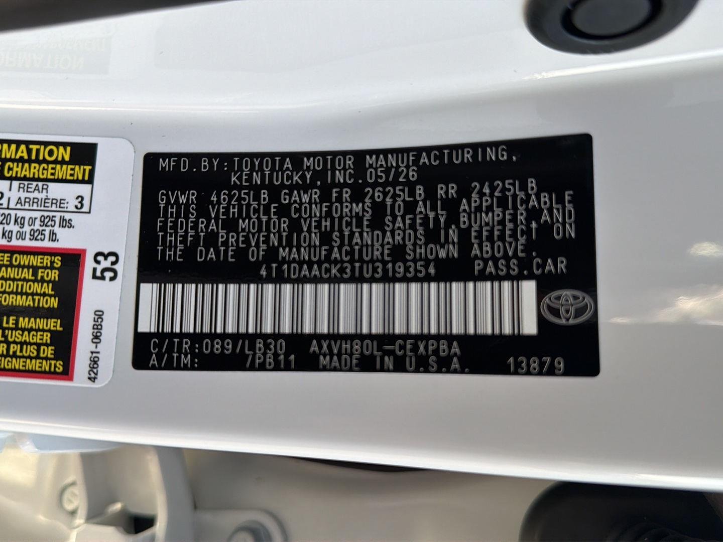 New 2026 Wind Chill Pearl Toyota XSE image 36