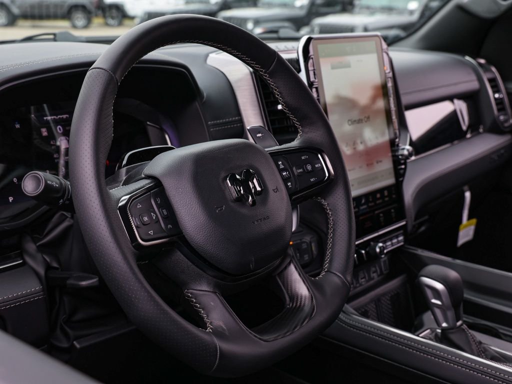 New 2026 Diamond Black Crystal Pearl-Coat Exterior Paint RAM RHO image 13