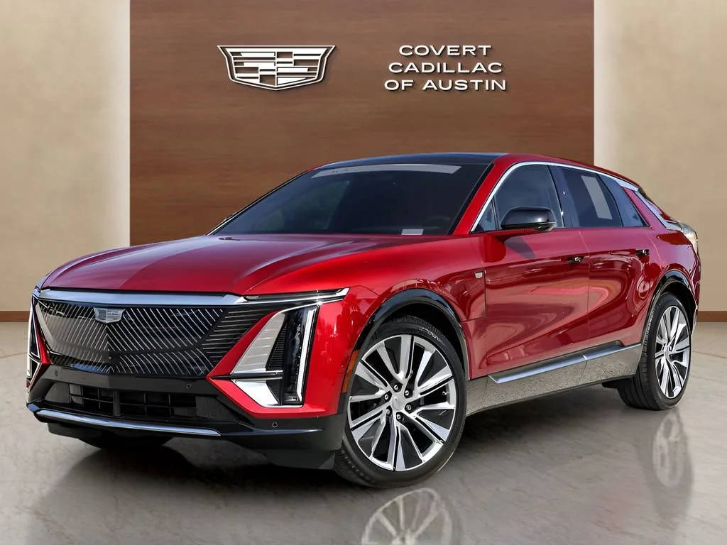 Used 2025 Radiant Red Tintcoat Cadillac Luxury 3 image 1