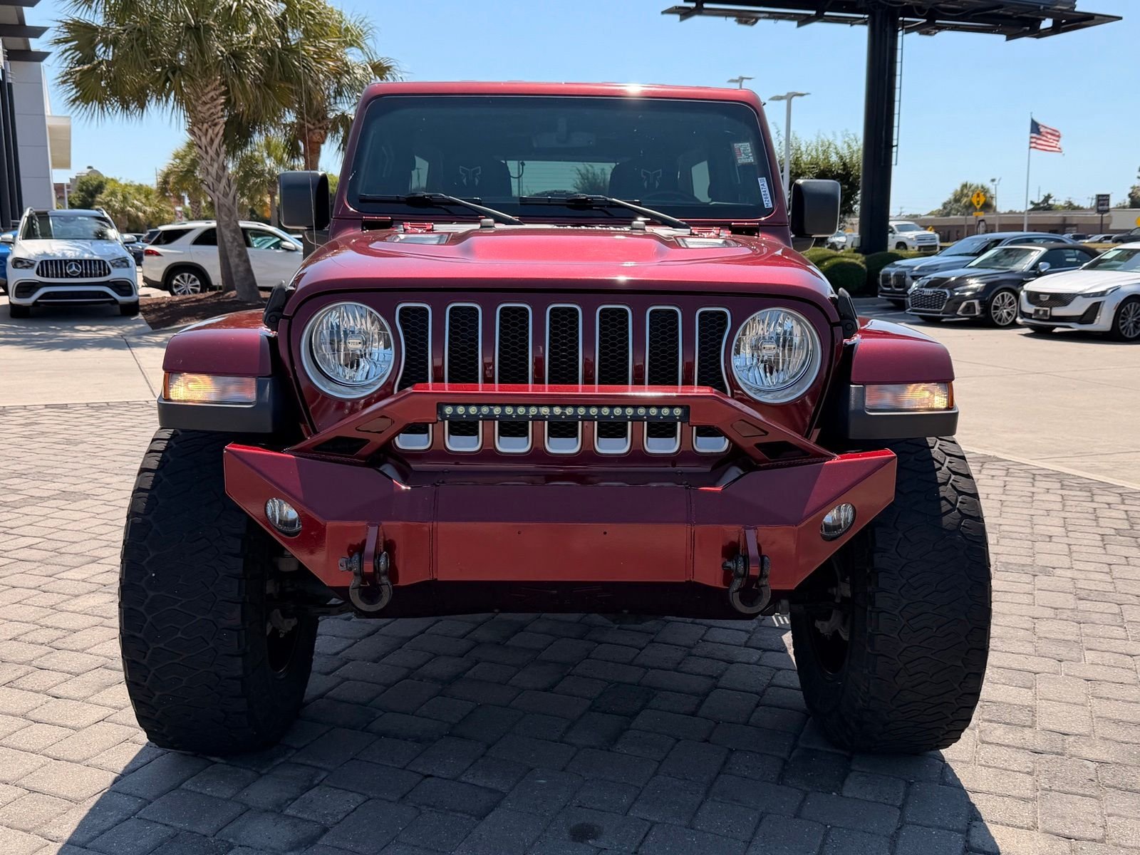 Used 2022 Snazzberry Pearlcoat Jeep Unlimited Sahara image 6