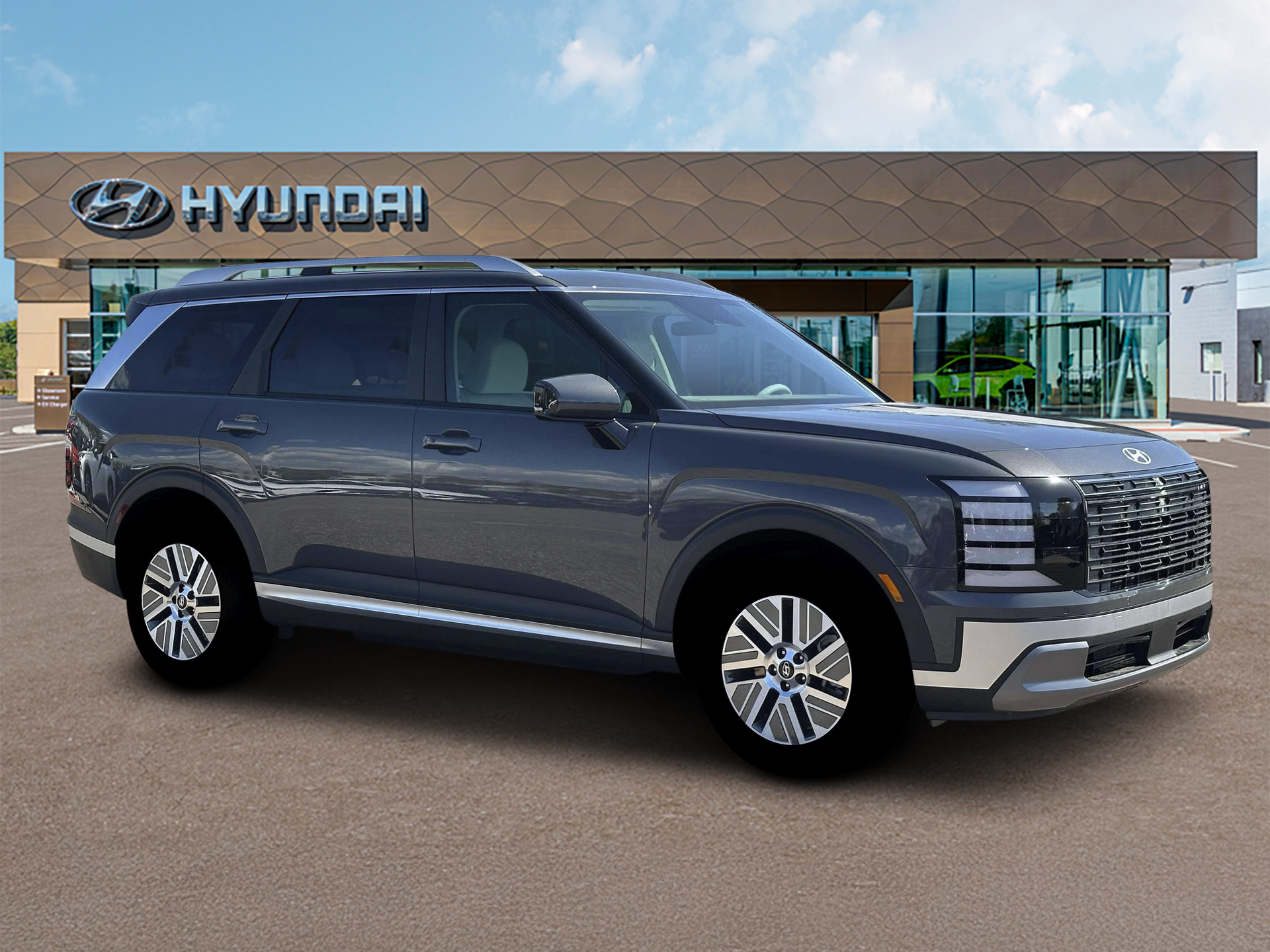 New 2026 Gray Pearl Hyundai Blue SEL image 9