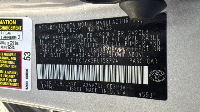 Used 2023 Celestial Silver Metallic Toyota XSE image 27