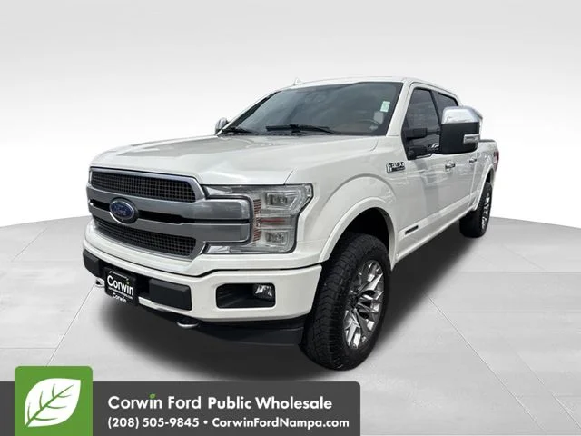 Used 2018 White Ford Platinum image 1