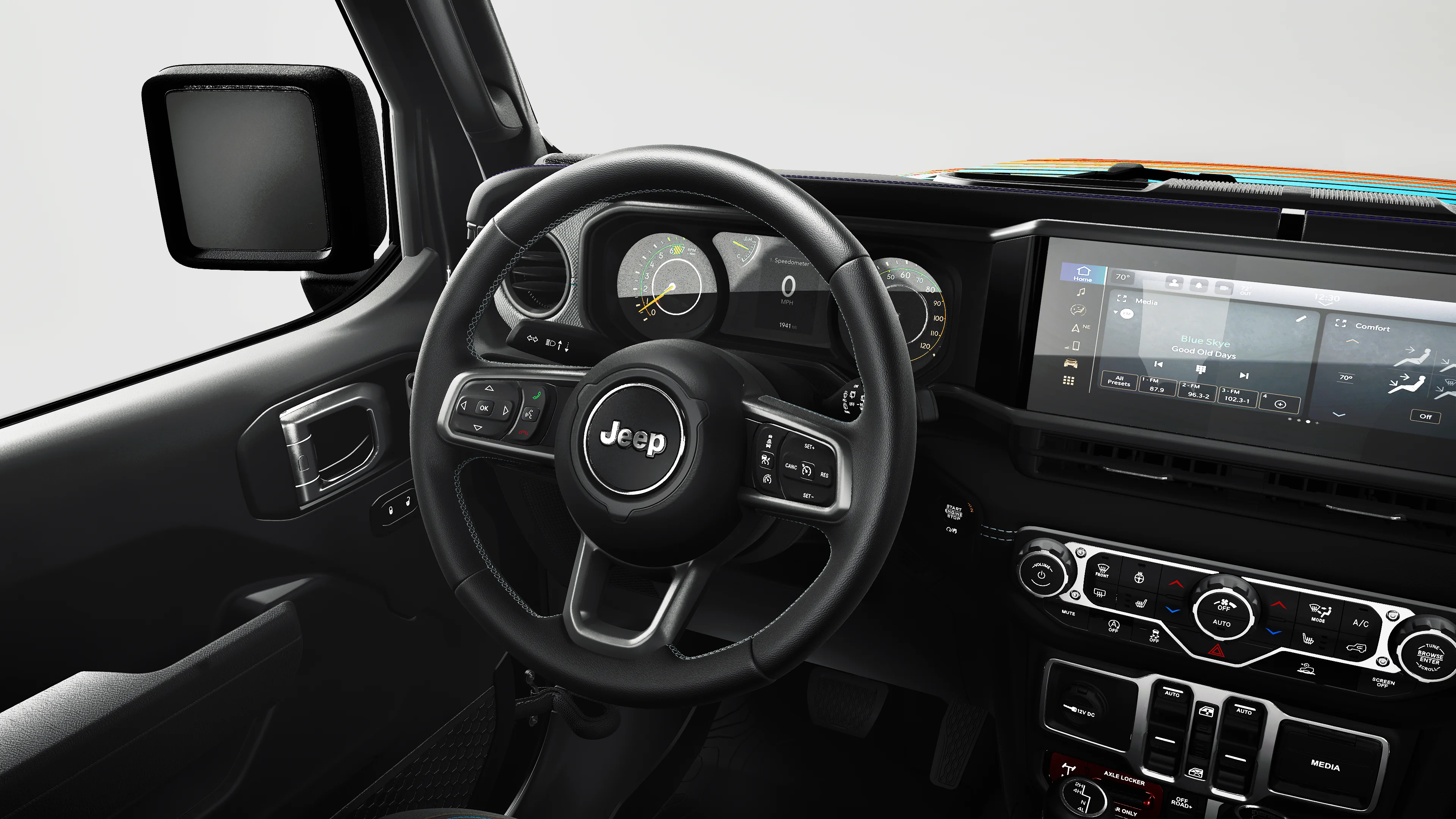 New 2027 Black Clear-Coat Paint Jeep Rewind image 9