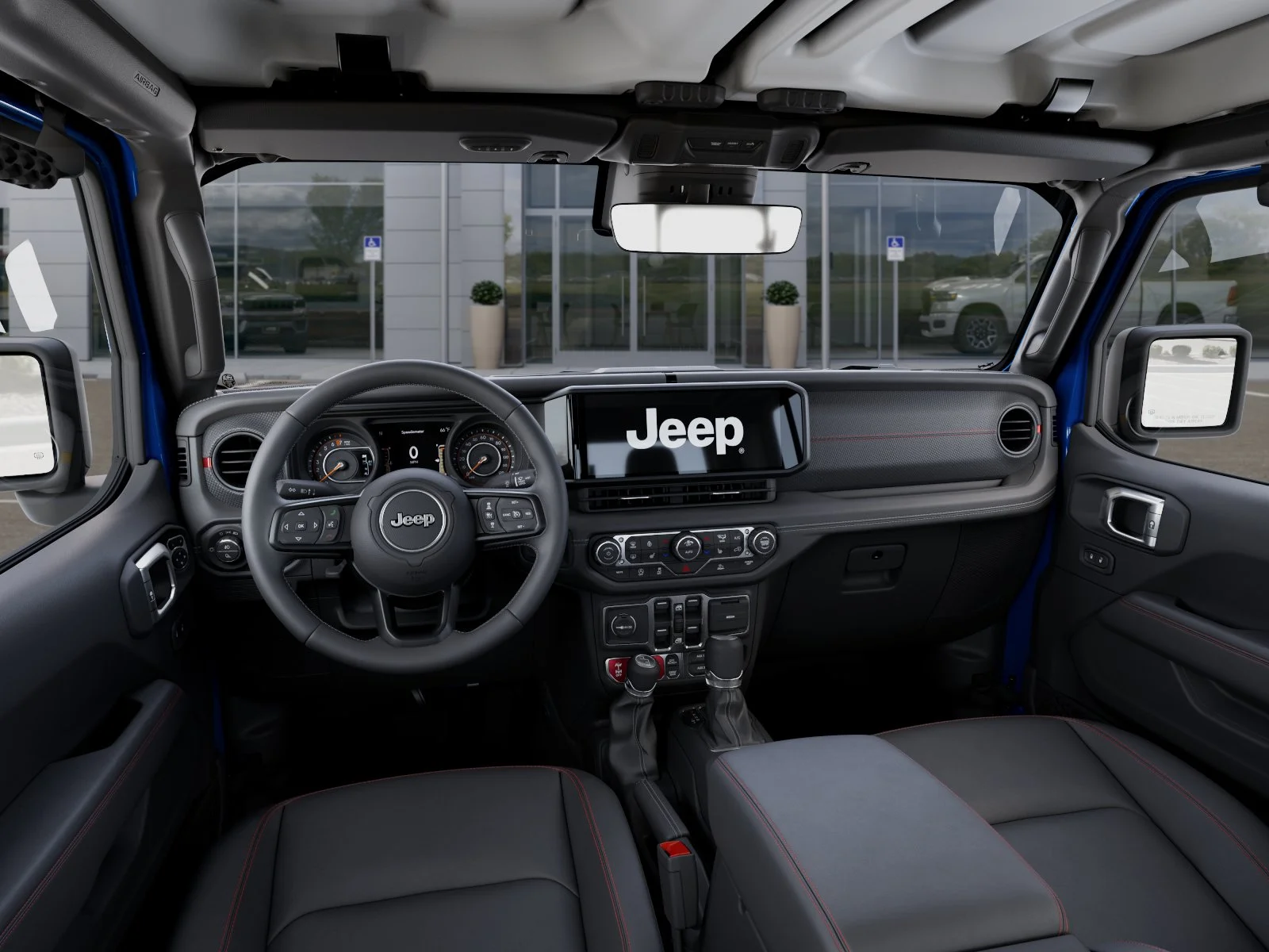 New 2026 Hydro Blue Pearl-Coat Exterior Paint Jeep Rubicon X image 14