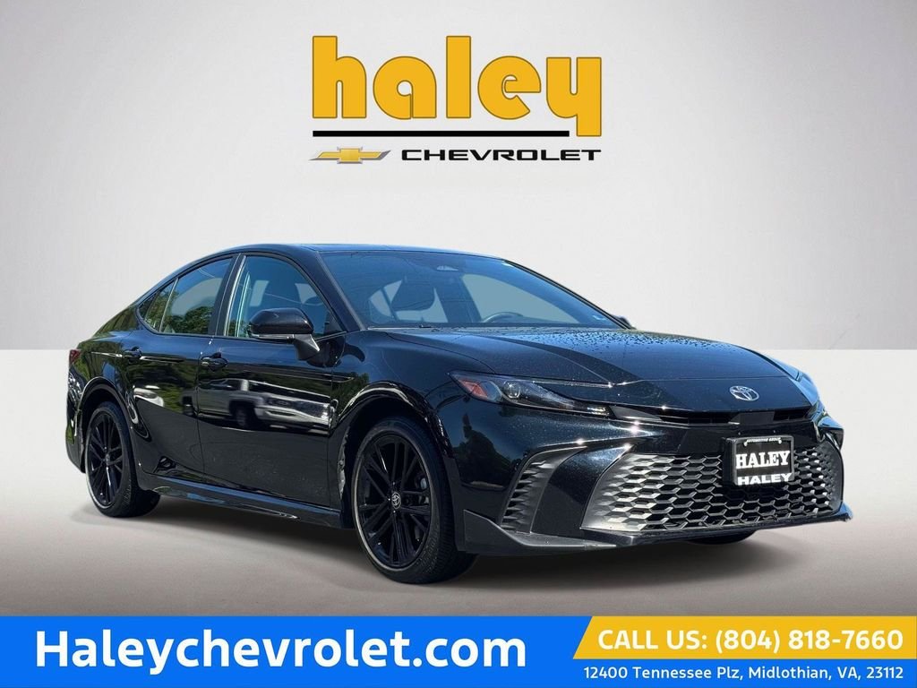 Used 2025 Black Toyota SE image 1