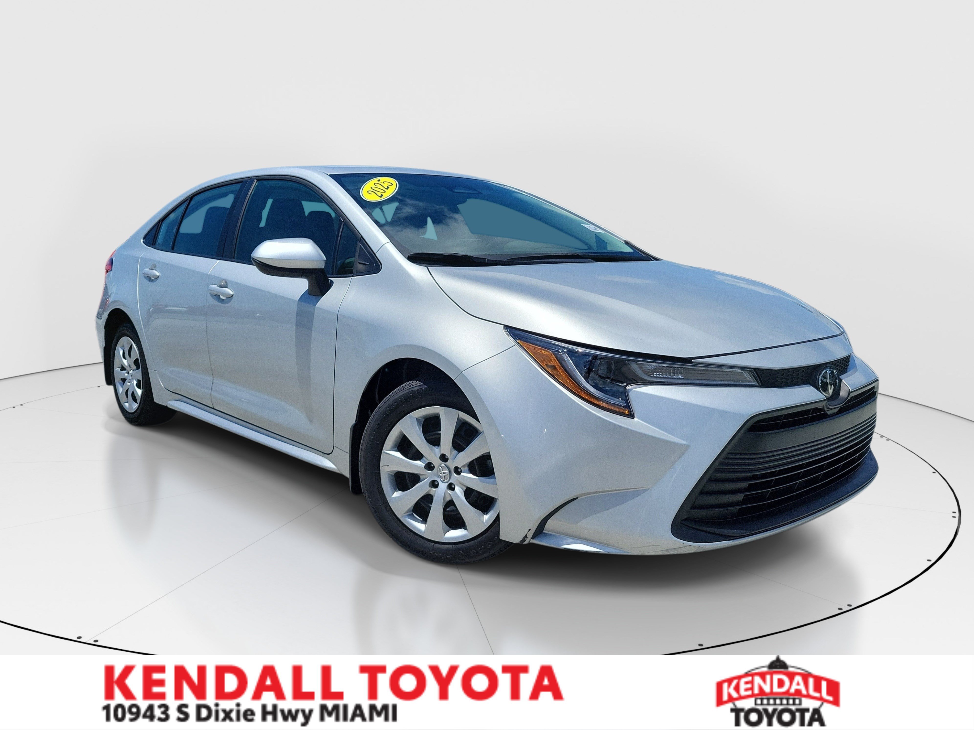 Used 2025 Classic Silver Metallic Toyota LE image 1