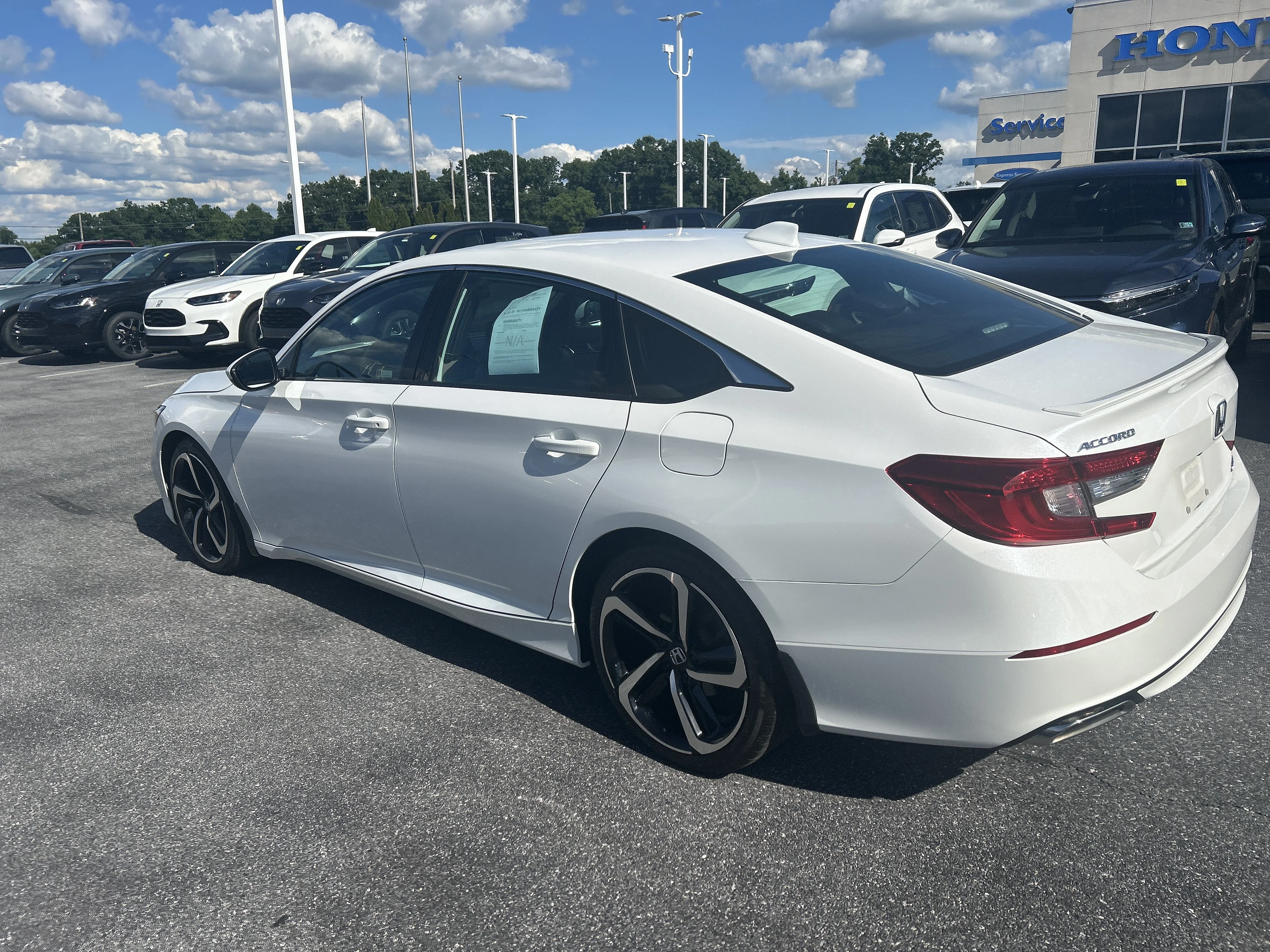 Certified Used 2020 Platinum White Pearl Honda Sport image 6