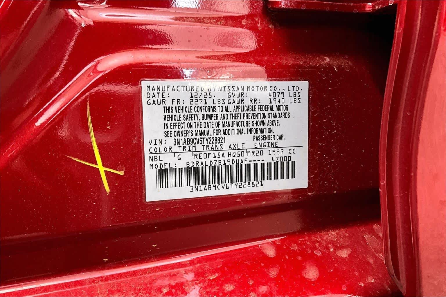 New 2026 Scarlet Ember Tintcoat Nissan SV image 14