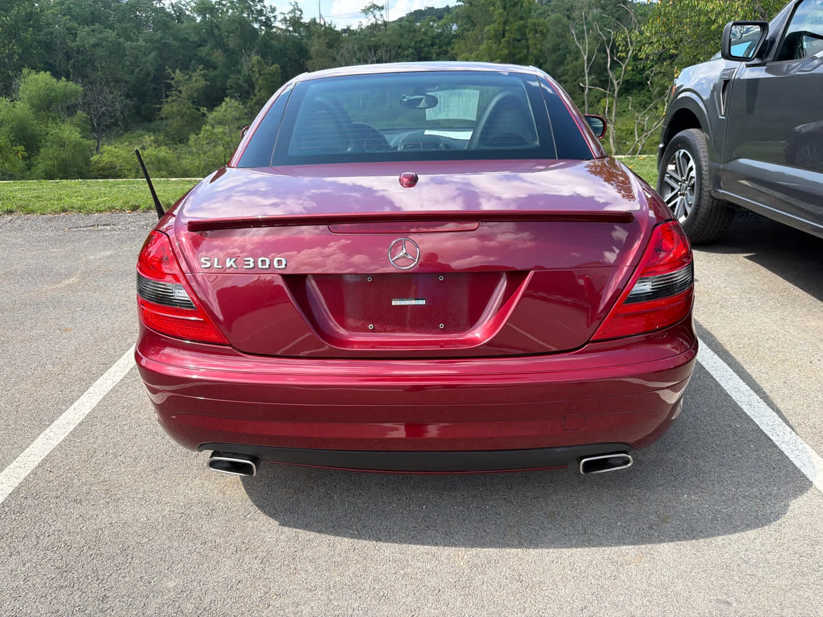 Used 2011 Storm Red Metallic Mercedes-Benz SLK 300 image 4
