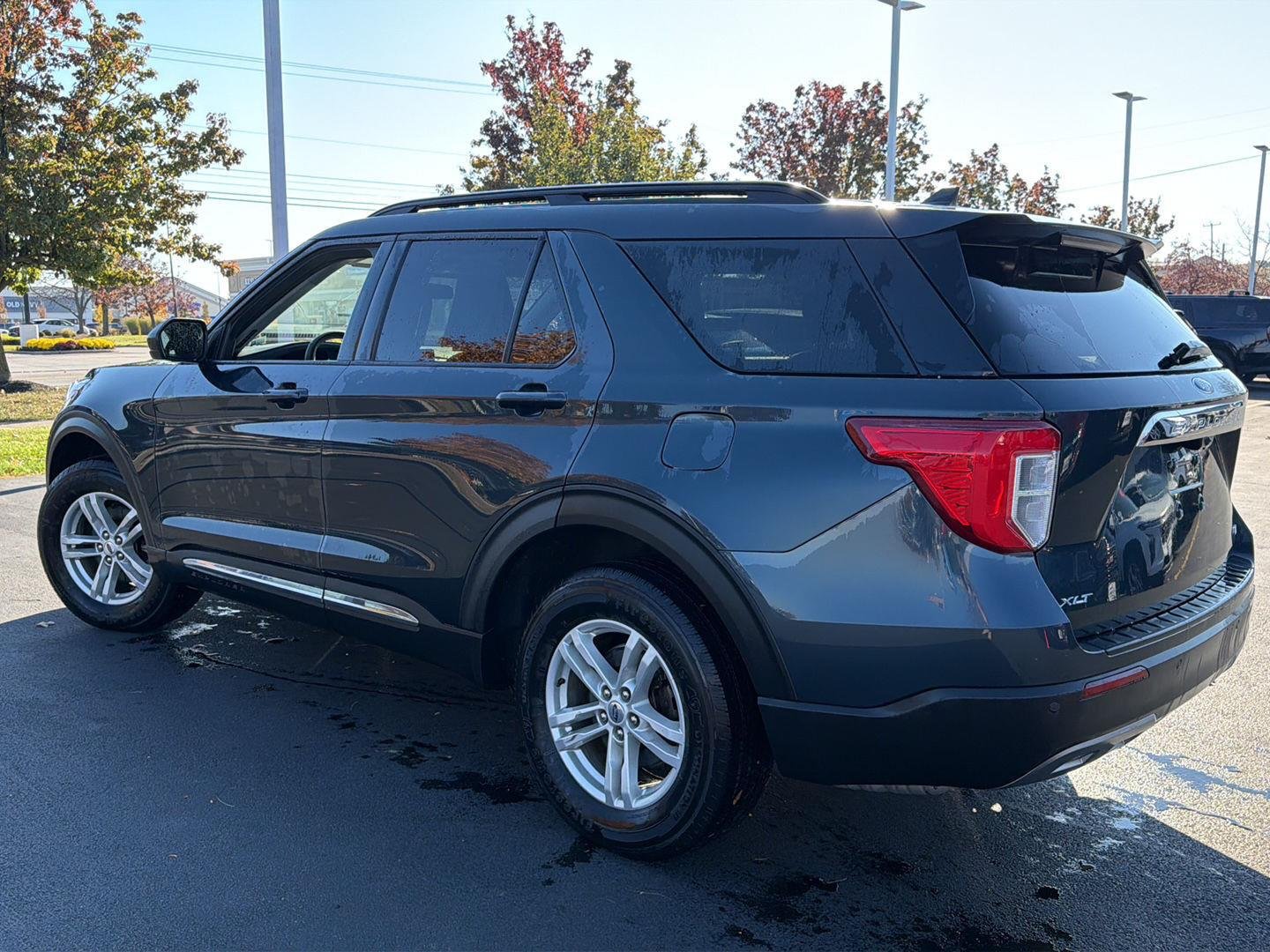Used 2022 Stone Blue Metallic Ford XLT image 4