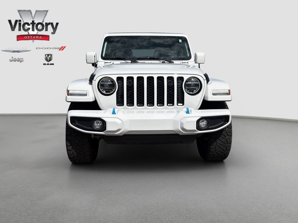 Used 2021 White Jeep Unlimited Sahara 4xe image 2