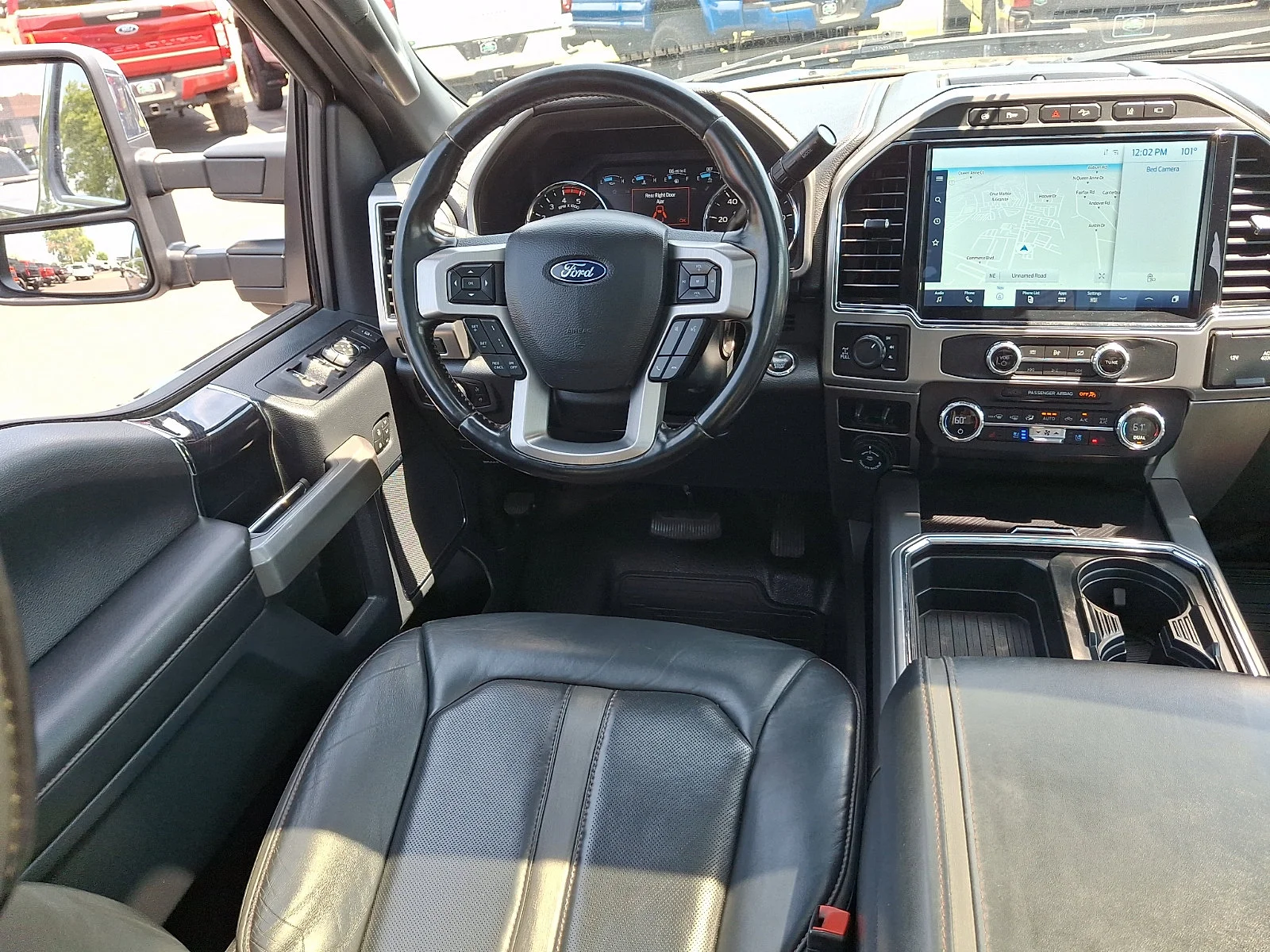 Used 2022 Agate Black Metallic   Um Ford Platinum image 14