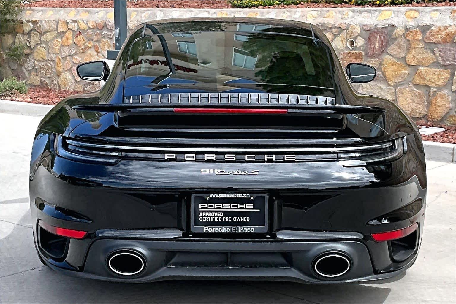 Certified Used 2024 Black Porsche Turbo S image 6