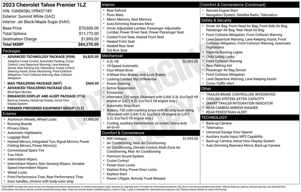 Used 2023 Summit White Chevrolet Premier image 7