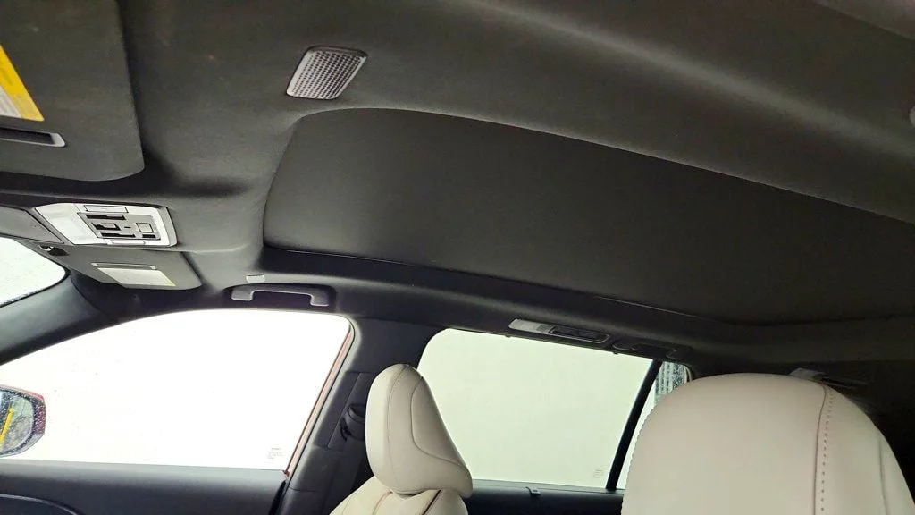 Used 2025 Ruby Flare Pearl Toyota Hybrid MAX Platinum AWD w/ Illuminated Cargo Sill image 10