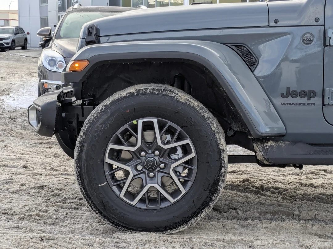 New 2026 Dark blue Jeep Sahara - - 4x4 - McKinley Leather - Body-Color Top - Alpine Audio - Technology Group & More! image 9