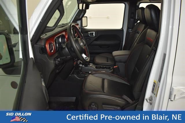 Used 2021 Bright White Clearcoat Jeep Unlimited Rubicon image 8
