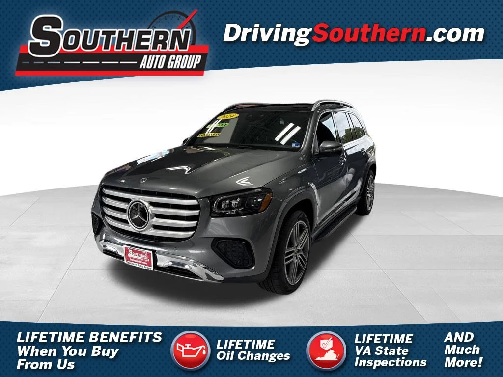 Used 2024 Gray Mercedes-Benz GLS 450 image 1