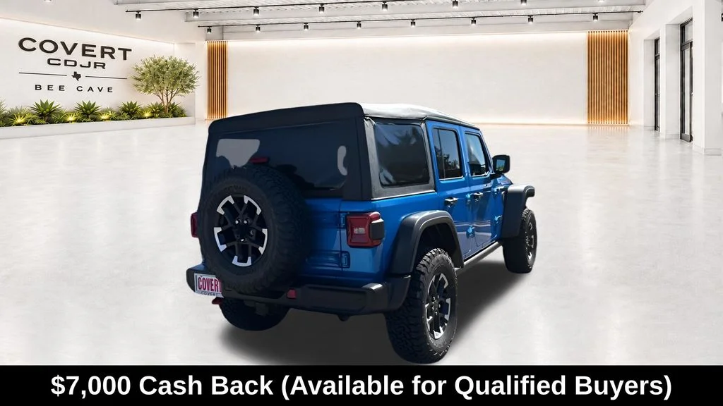 New 2026 Hydro Blue Pearl-Coat Exterior Paint Jeep Rubicon image 11