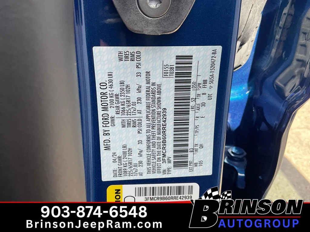 Used 2024 Atlas Blue Metallic Ford Big Bend image 32