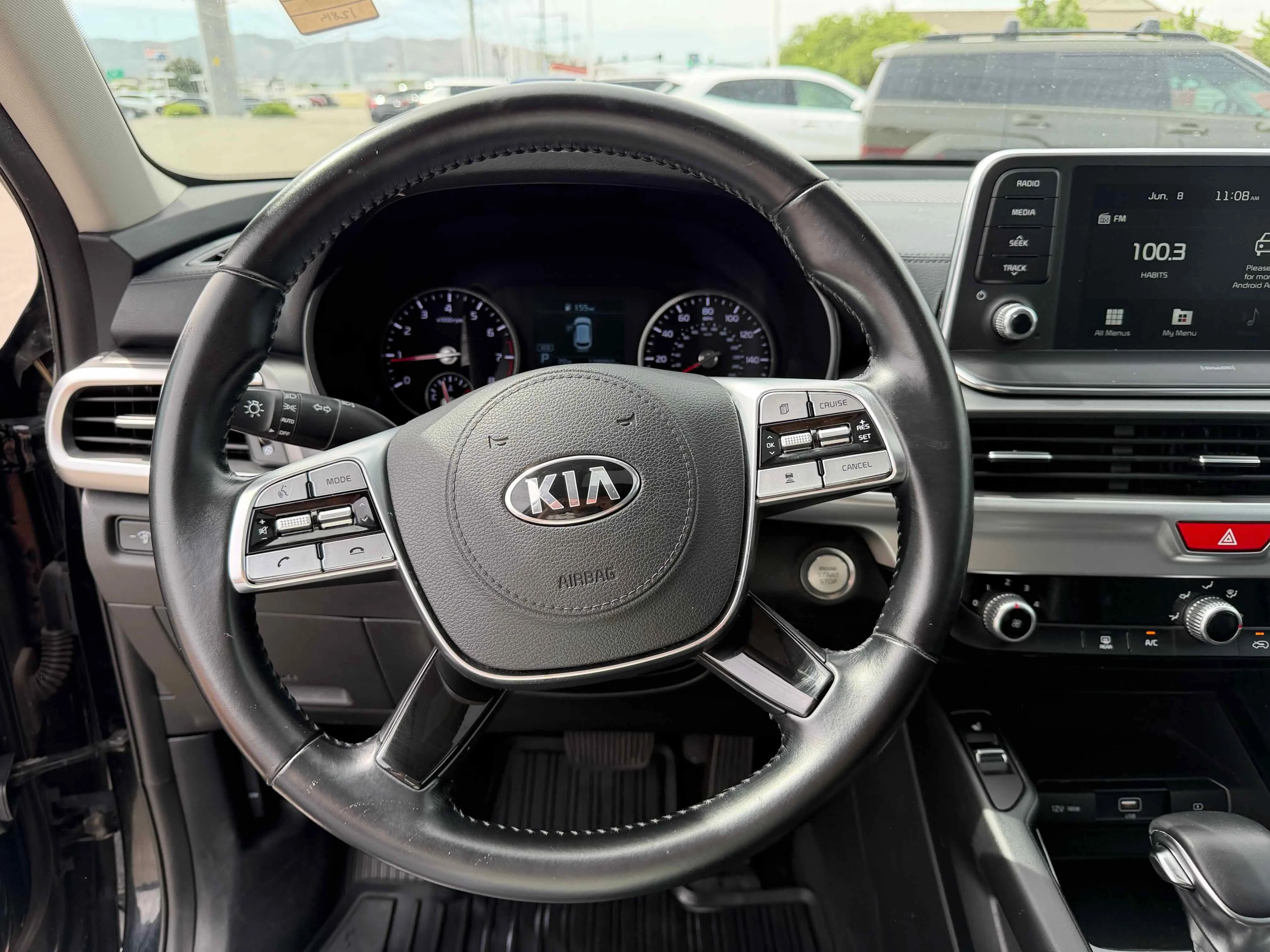 Used 2021 Ebony Black Kia S image 16