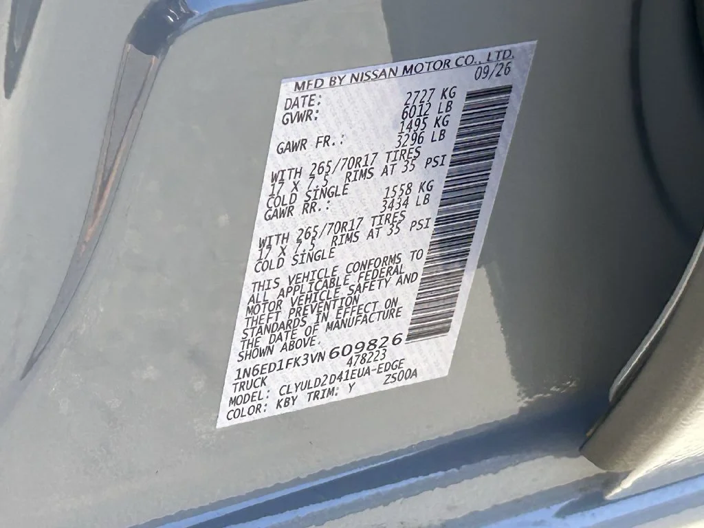 New 2027 Boulder Gray Pearl Nissan Crew Cab PRO-4X® Long Bed image 30