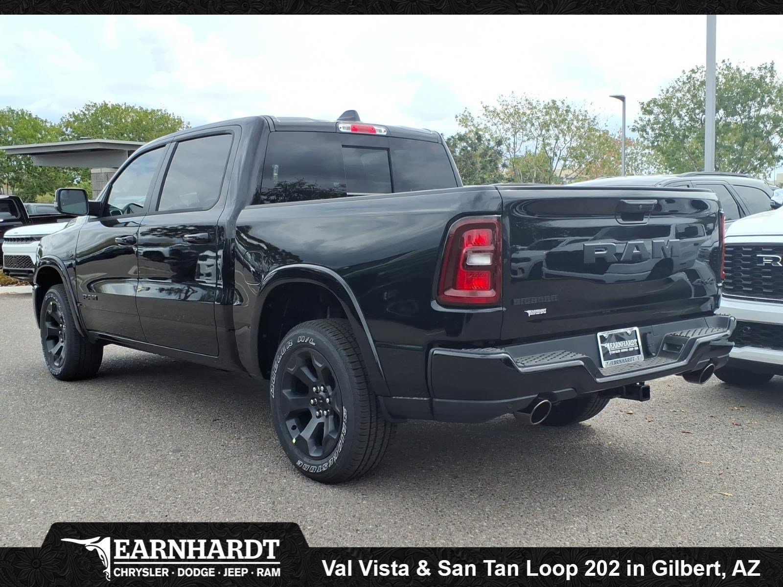 New 2027 Diamond Black Crystal Pearl-Coat Exterior Paint RAM Big Horn image 3