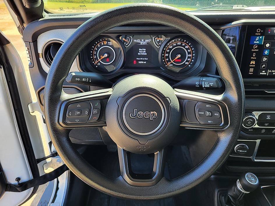 Used 2024 Bright White Clearcoat Jeep Sport image 19