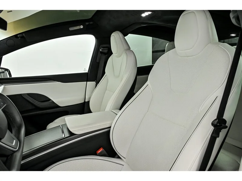 Used 2022 Red Multi-Coat Tesla Plaid image 15