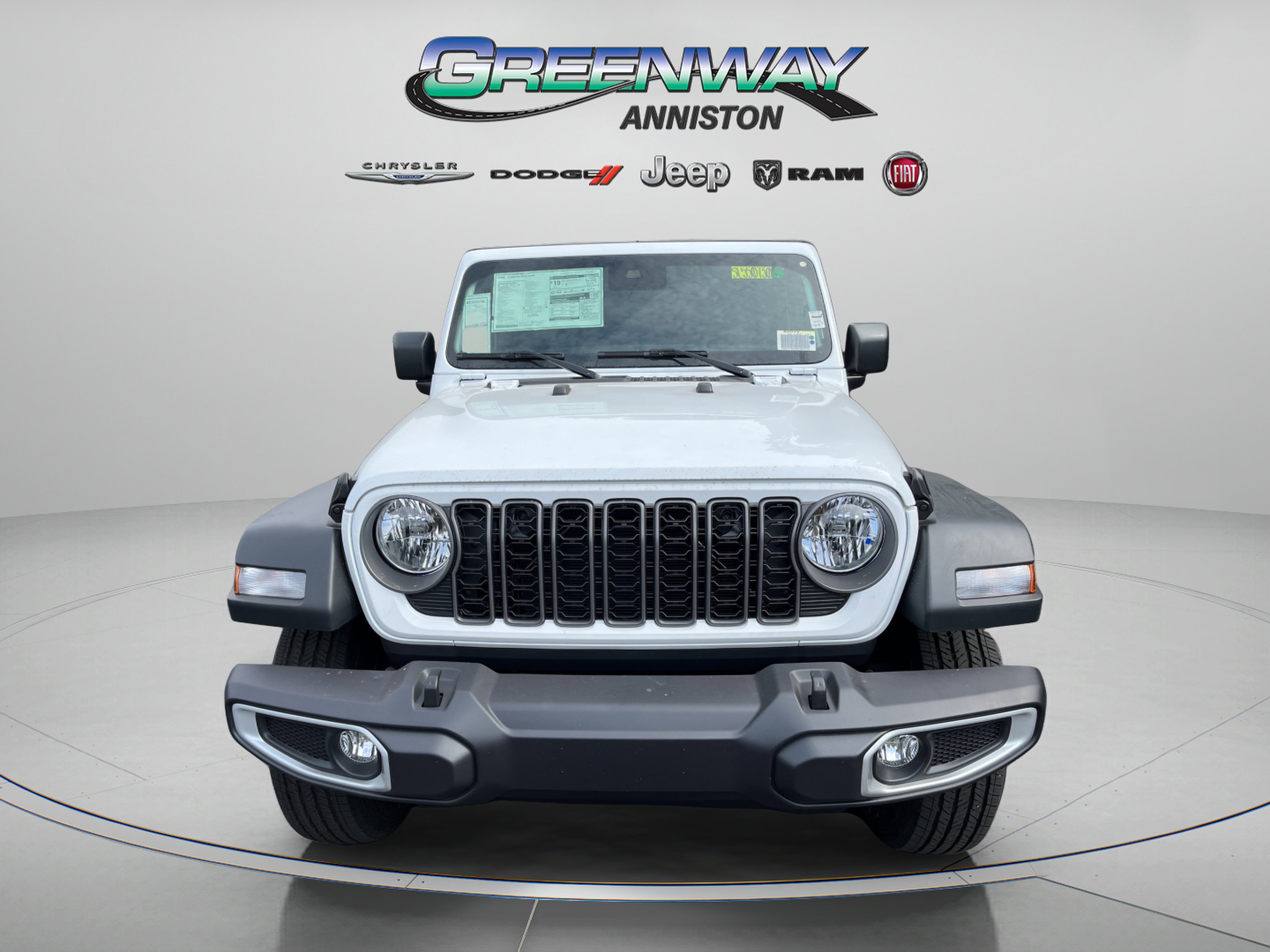 New 2025 Bright White Clearcoat Jeep Sport S image 2