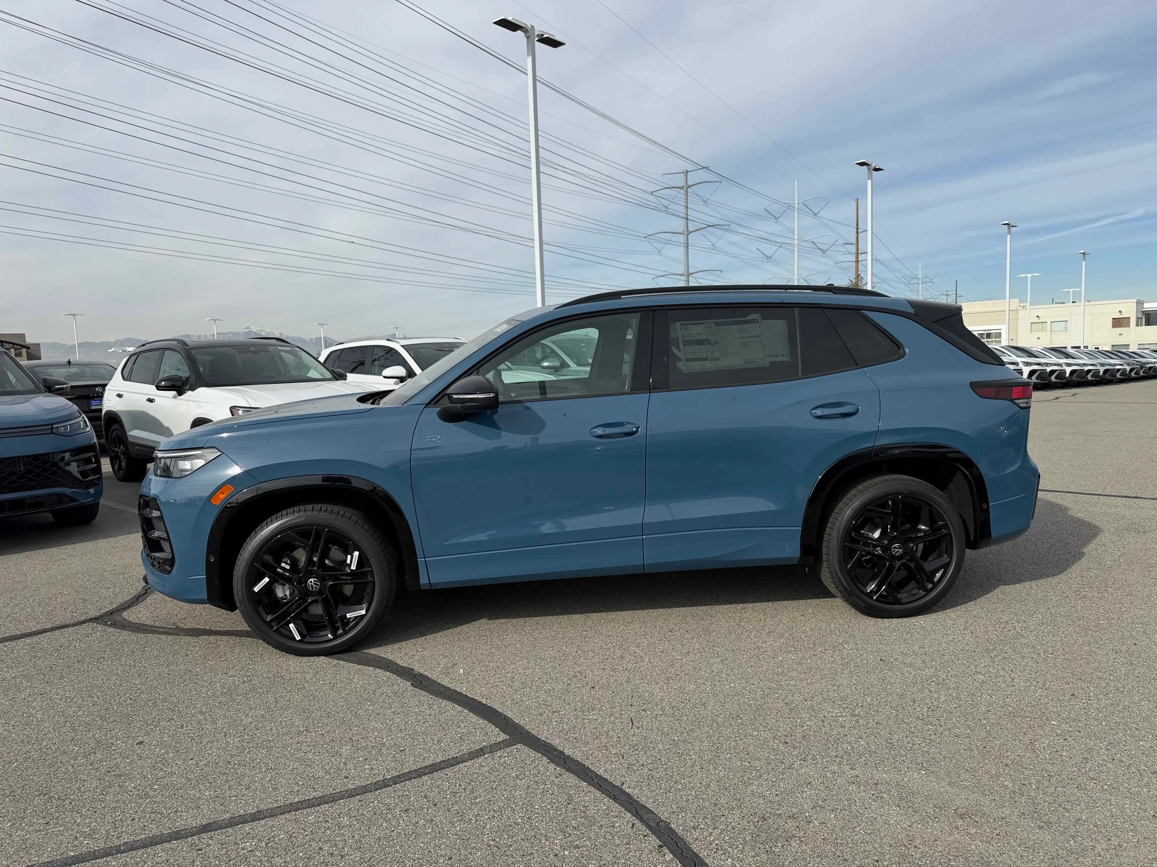 New 2026 Blue Volkswagen SE R-Line Black image 2