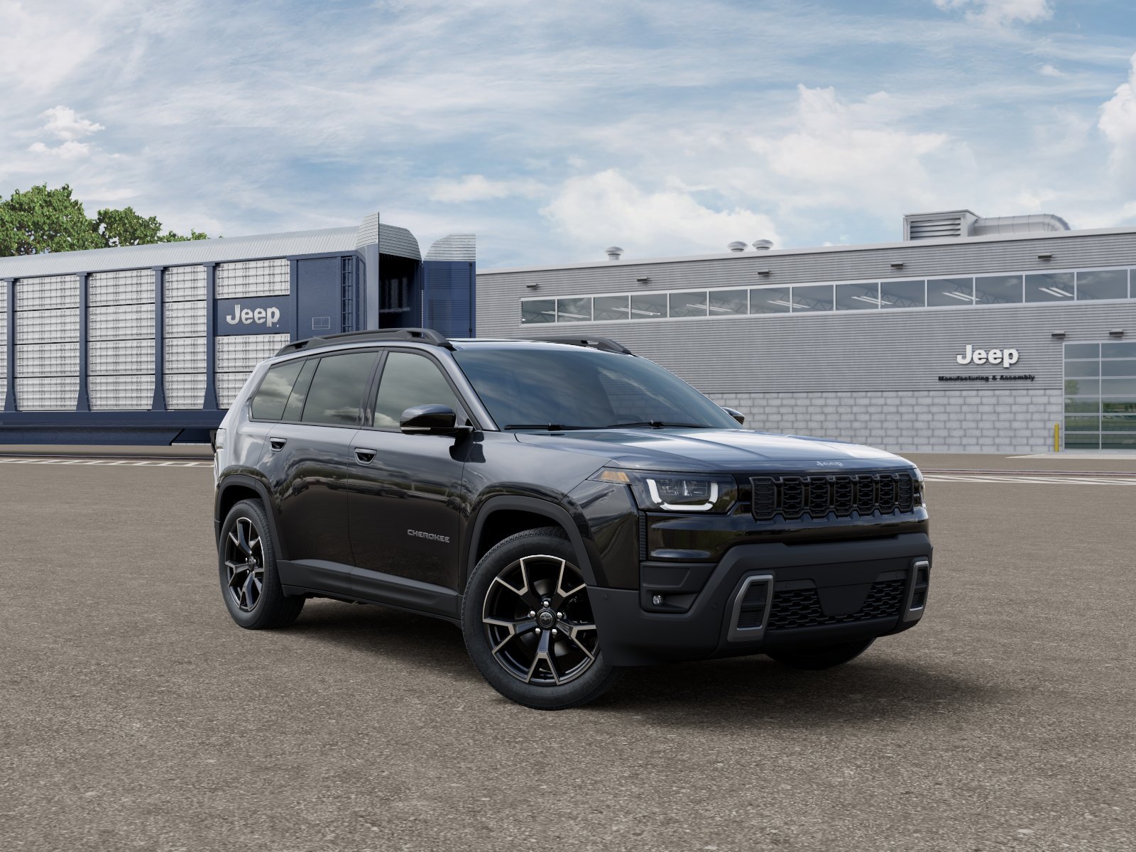 New 2026 Black Jeep Overland image 3