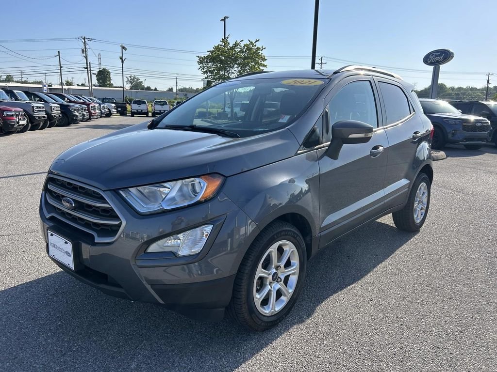 Certified Used 2021 Smoke Metallic Ford SE image 8