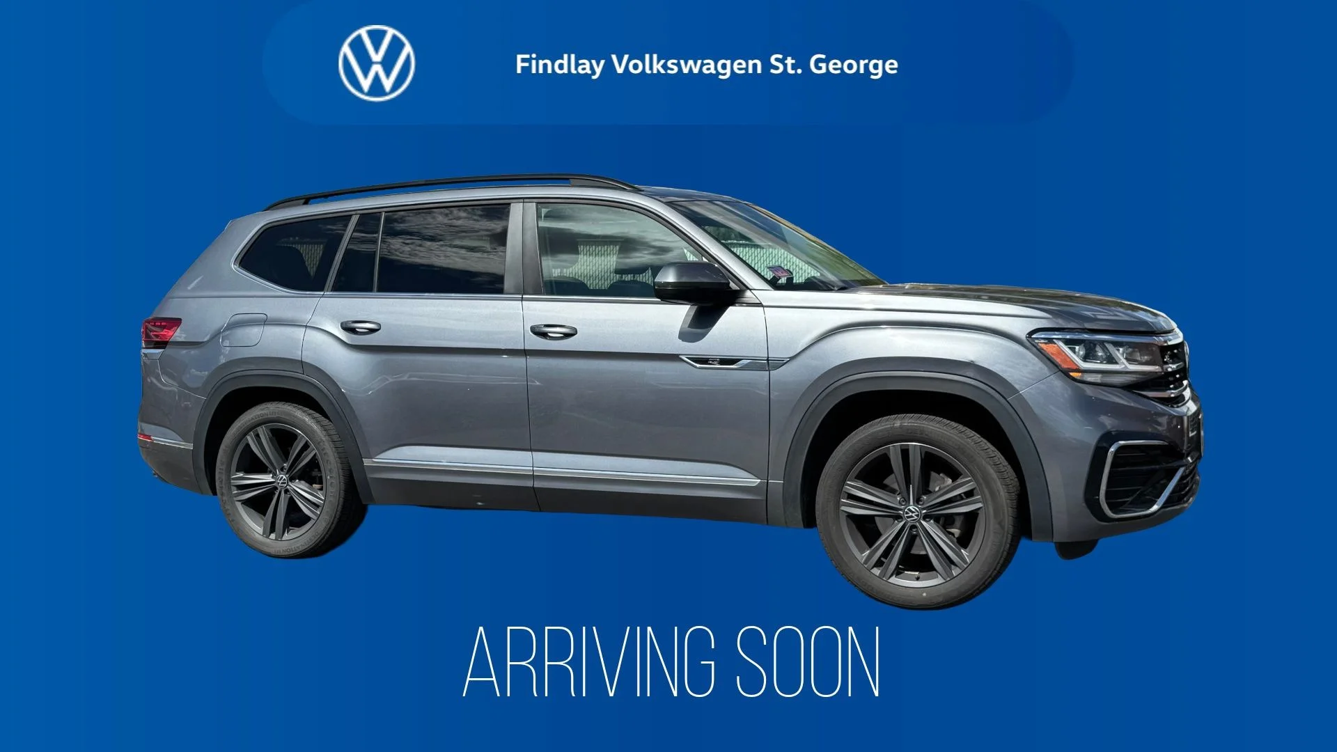 Used 2021 Gray Volkswagen 3.6L V6 SE w/Technology R-Line image 1