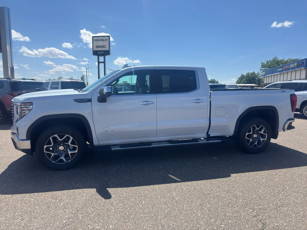 New 2026 Glacier White Tricoat GMC SLT image 1