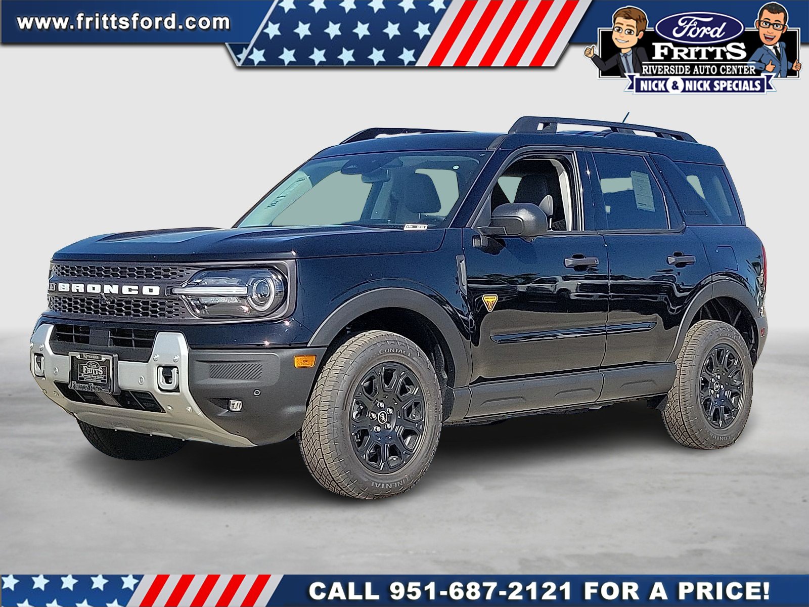 New 2026 Shadow Black Ford Badlands® image 1