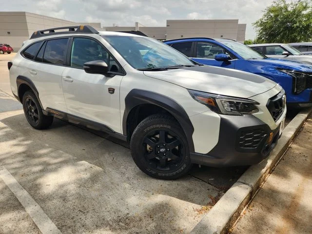 Certified Used 2024 White Subaru Wilderness image 1