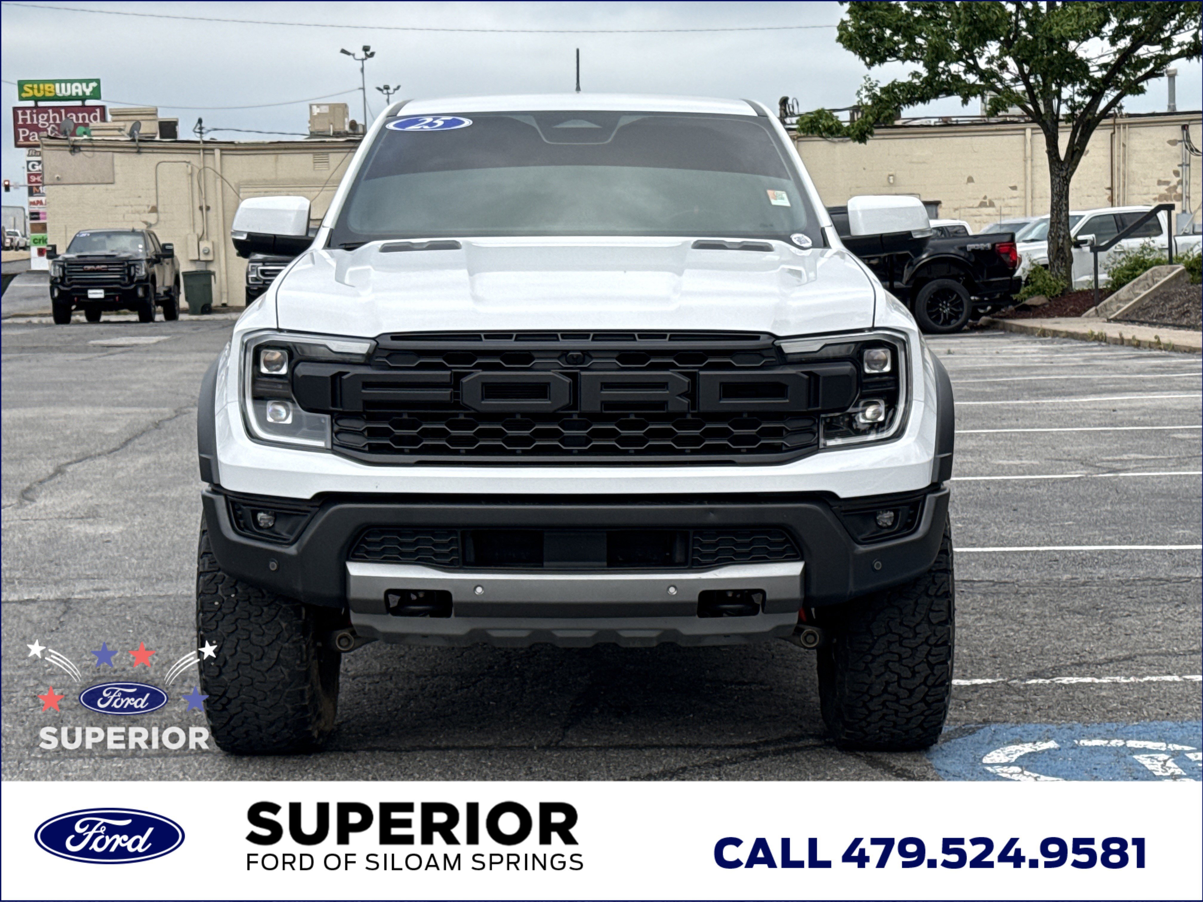 Used 2025 Oxford White Clearcoat Ford Raptor 4WD image 15