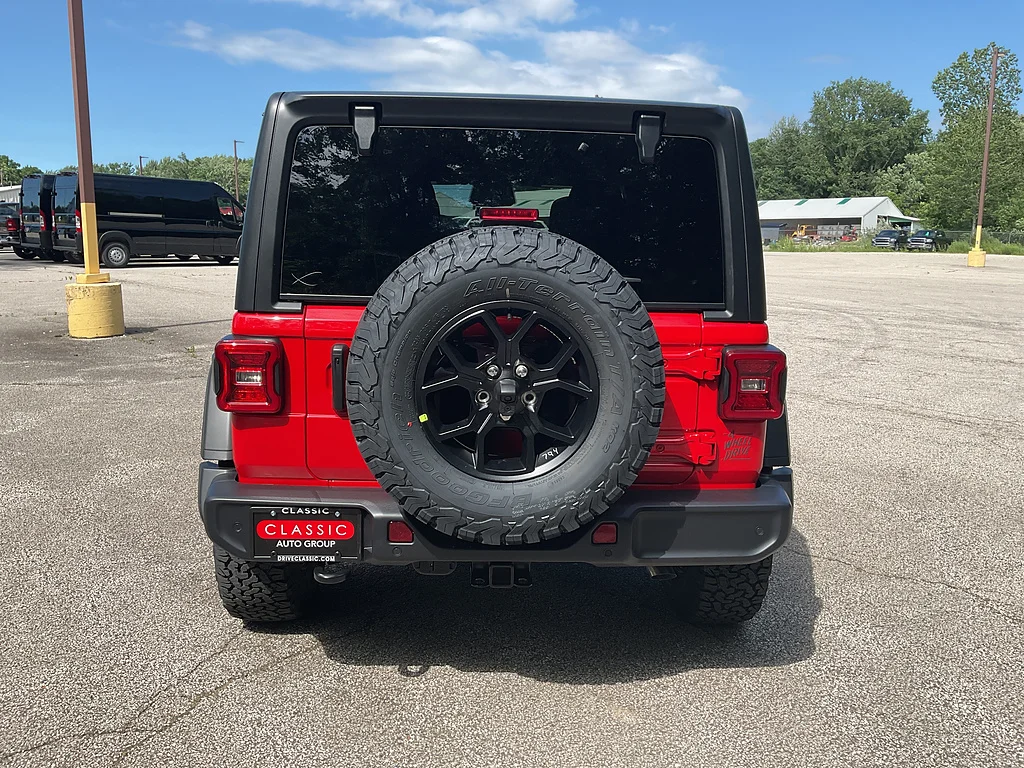 New 2026 Firecracker Red Clearcoat Jeep 4-Door Willys 4x4 image 6