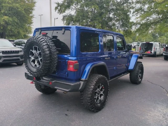 Used 2019 Blue Jeep Unlimited Rubicon image 5