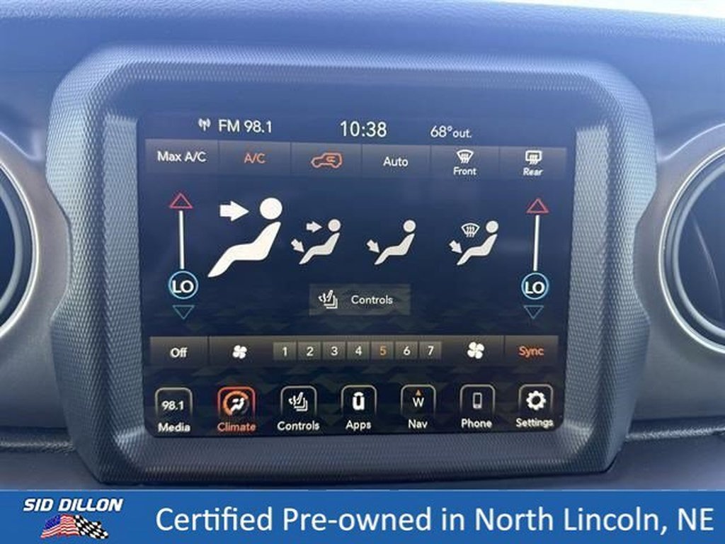 Used 2021 YELLOW Jeep 4x4 Willys Sport 4dr SUV image 15