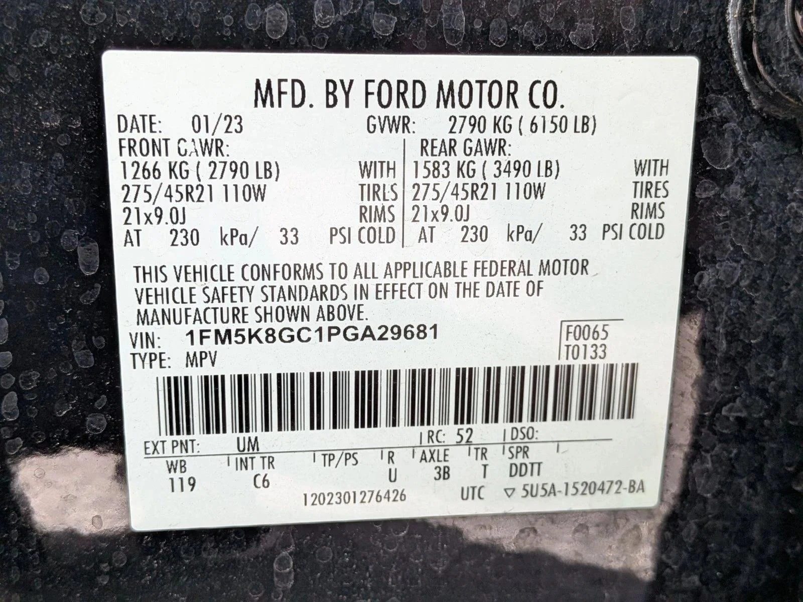Used 2023 Agate Black Metallic Ford ST image 20