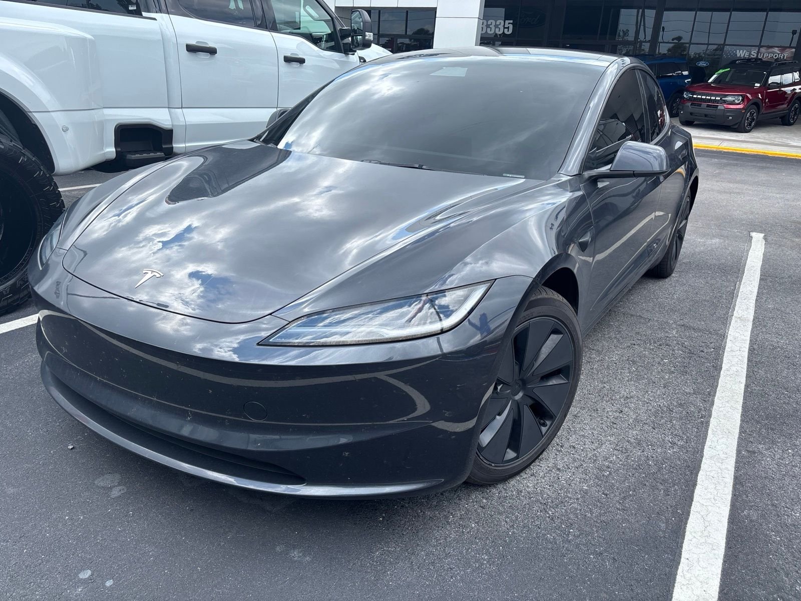 Used 2025 Gray Tesla Long Range image 1